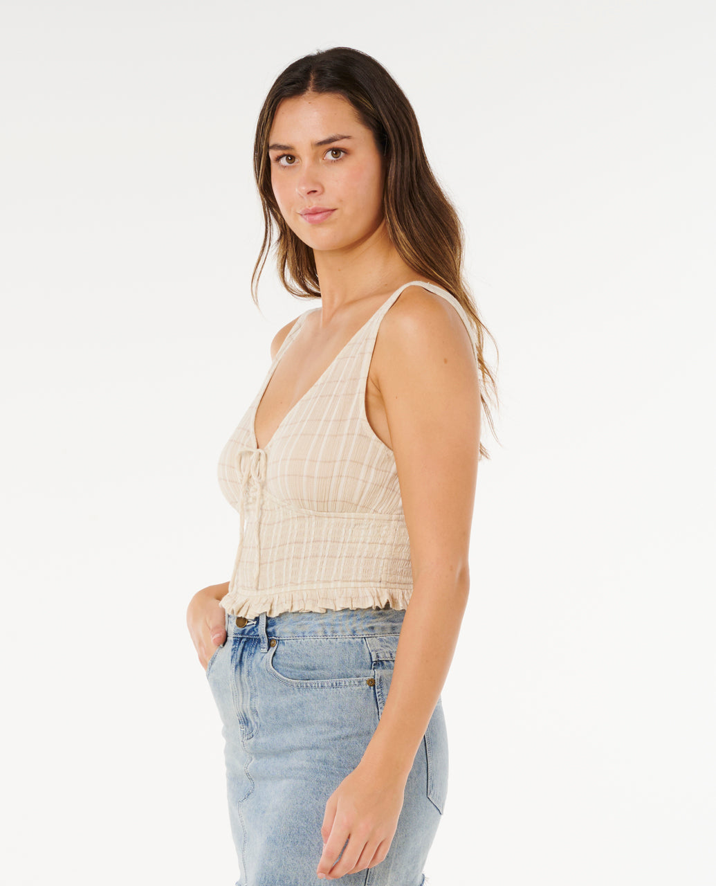 Rip Curl Paradise Check Top Womens