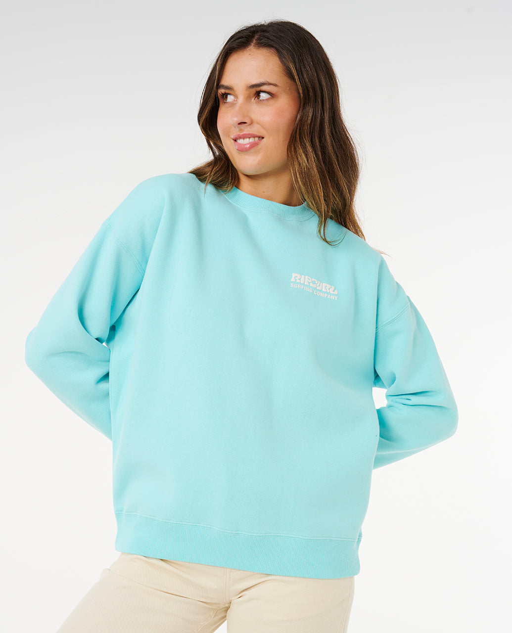 Rip Curl Surf Puff Inspired Crew Womens