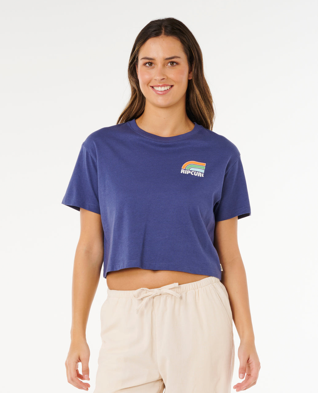 Rip Curl Surf Side Cropped Tee Womens