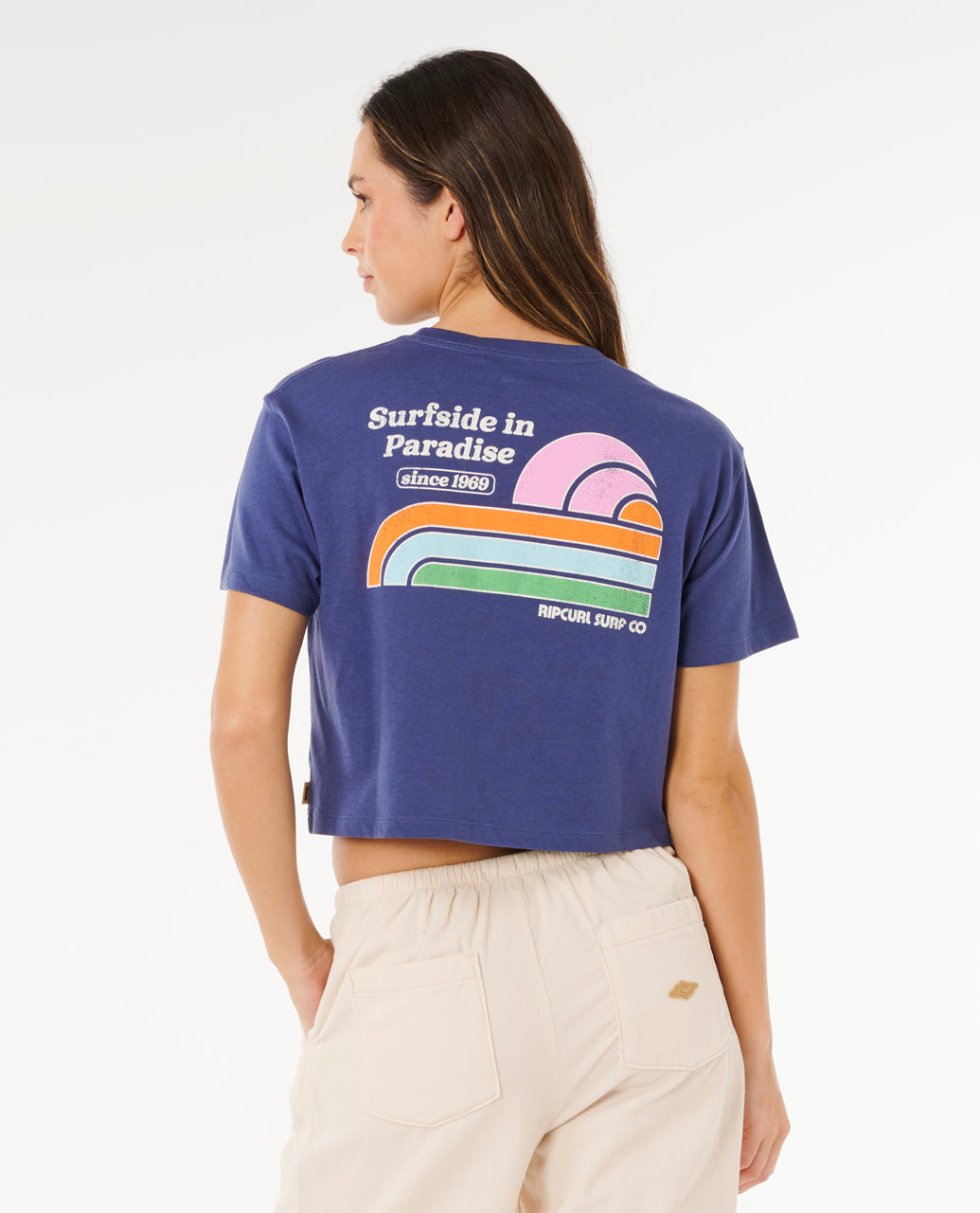 Rip Curl Surf Side Cropped Tee Womens