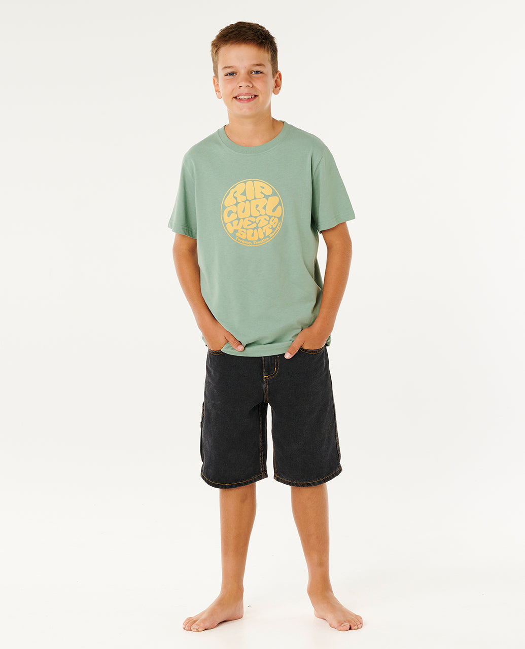 Rip Curl Wettie Passage Icon Tee - Boys
