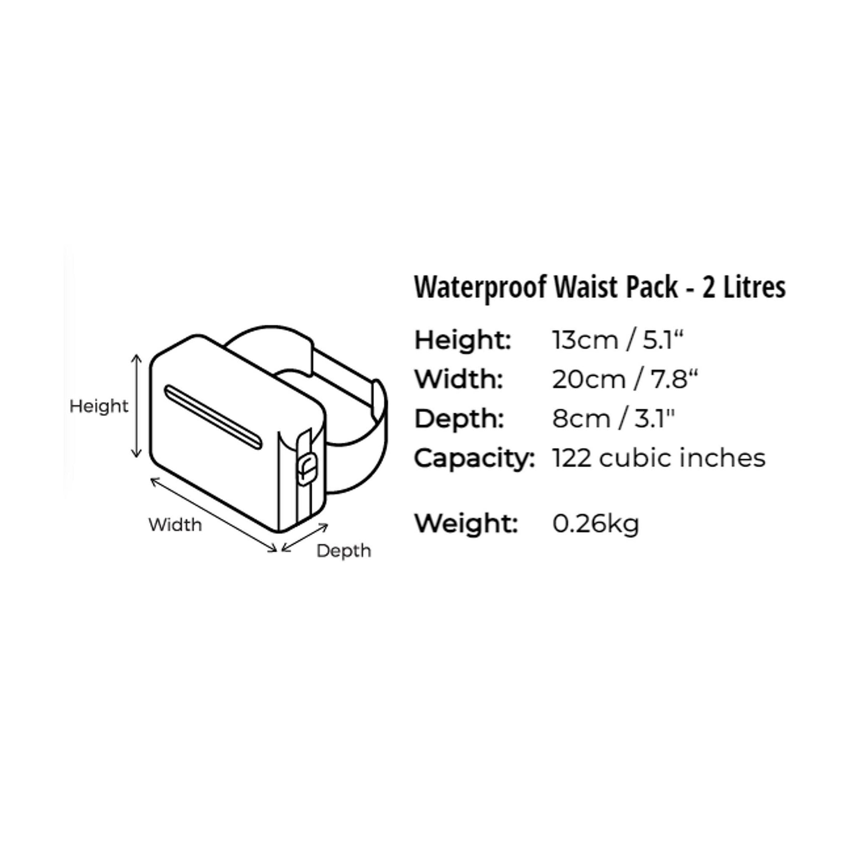 OverBoard waterproof hip bag