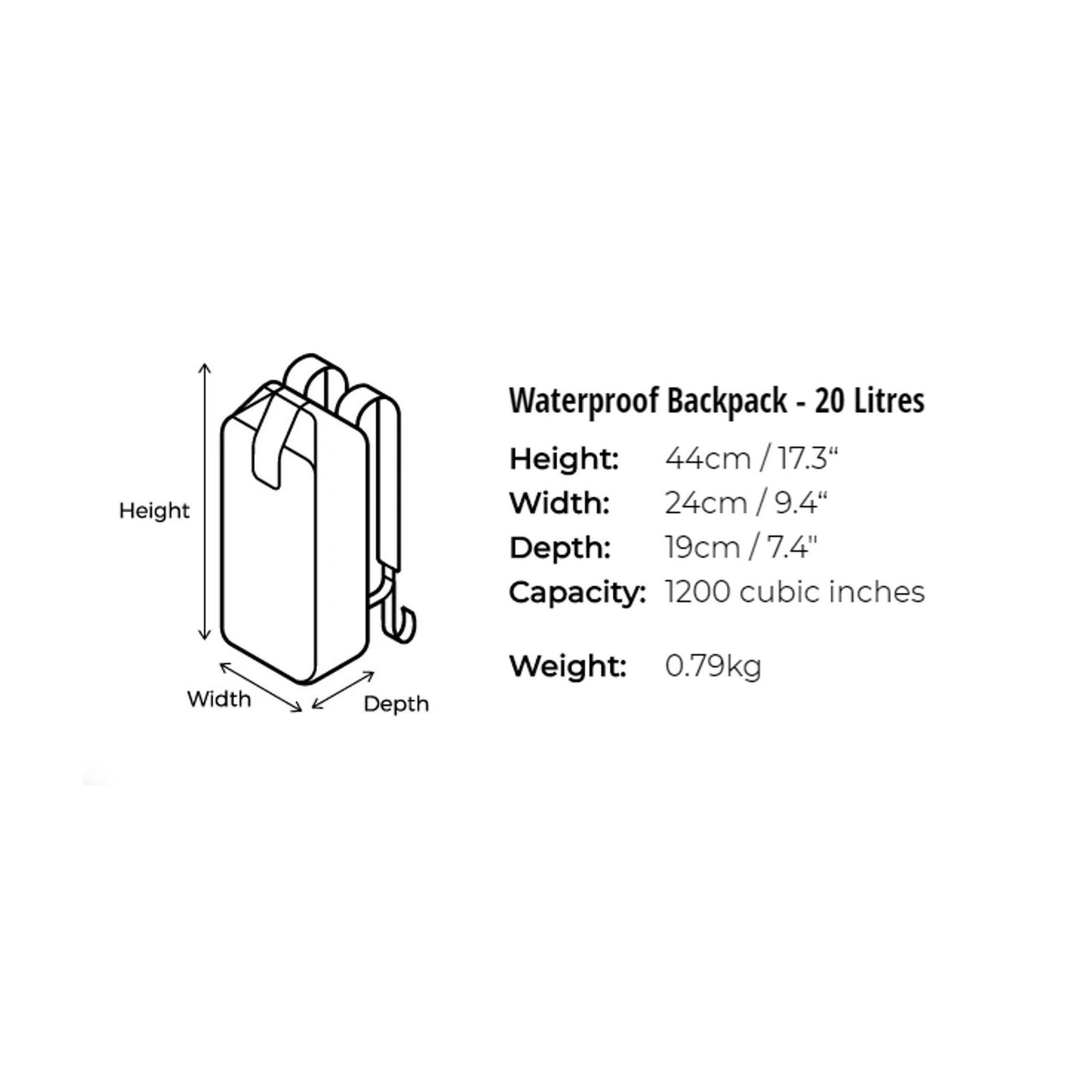 OverBoard waterproof backpack LIGHT