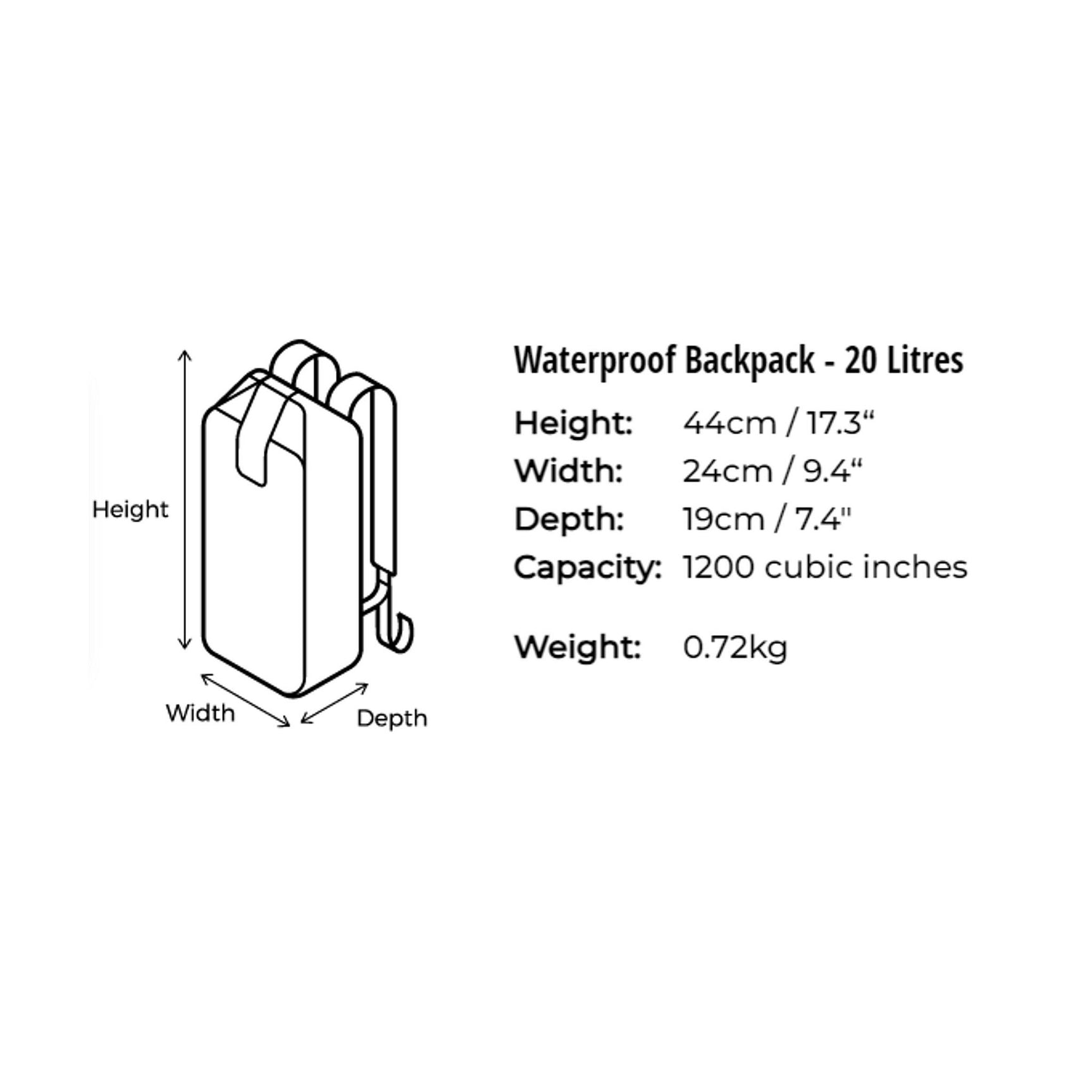 OverBoard waterproof backpack