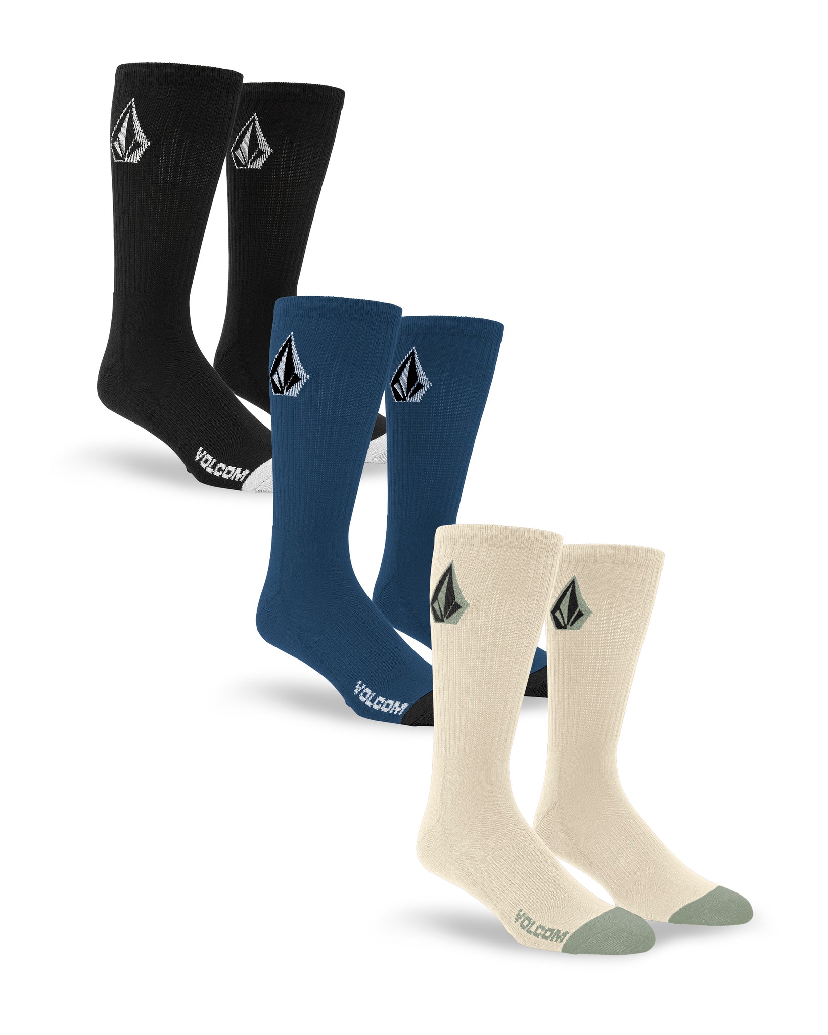 Volcom Full Stone Mix Sock 3Pk
