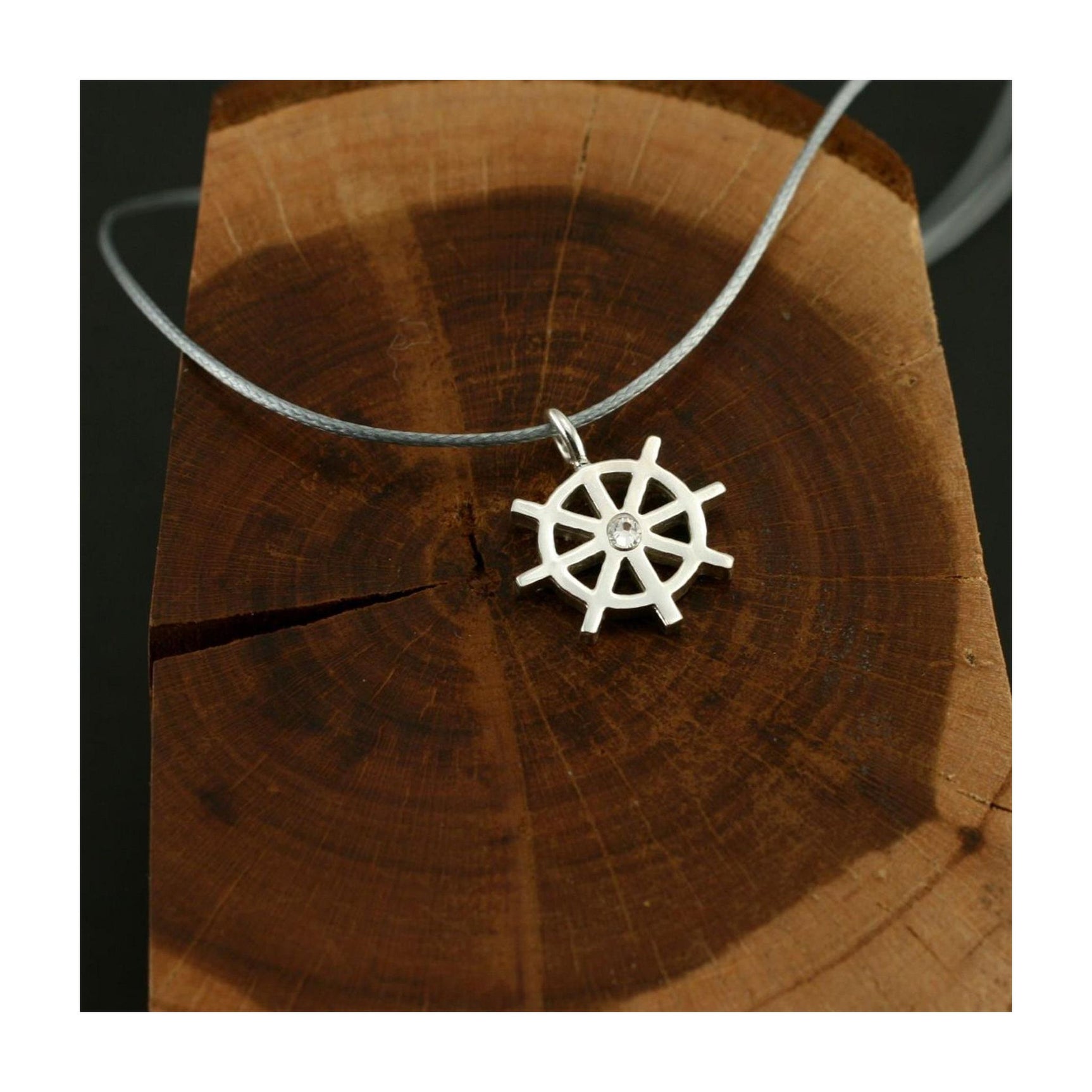 Silver+Surf silver jewelry boat steering wheel