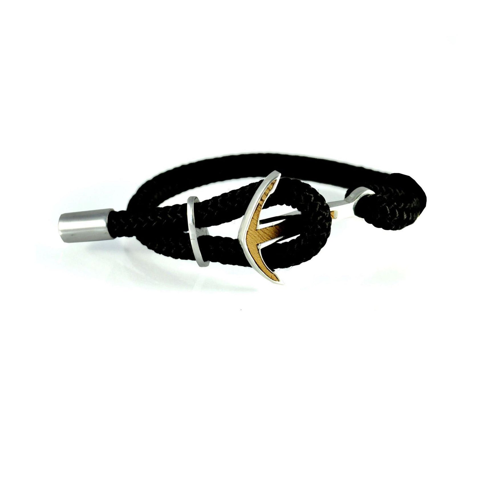 Silver+Surf Silber Schmuck Boot Anker Wood Armband