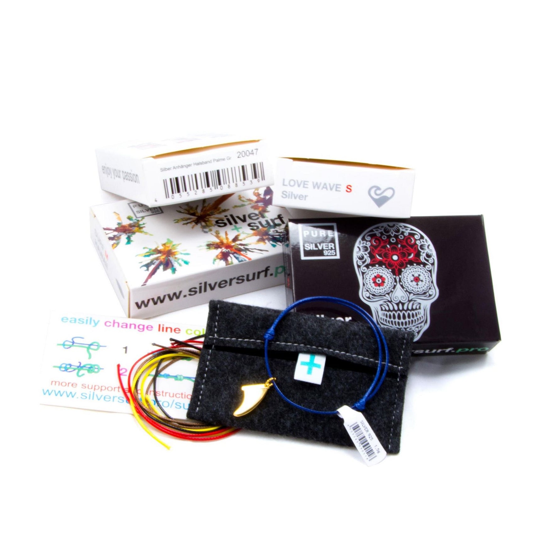 Silver+Surf jewelry ski crystal winter