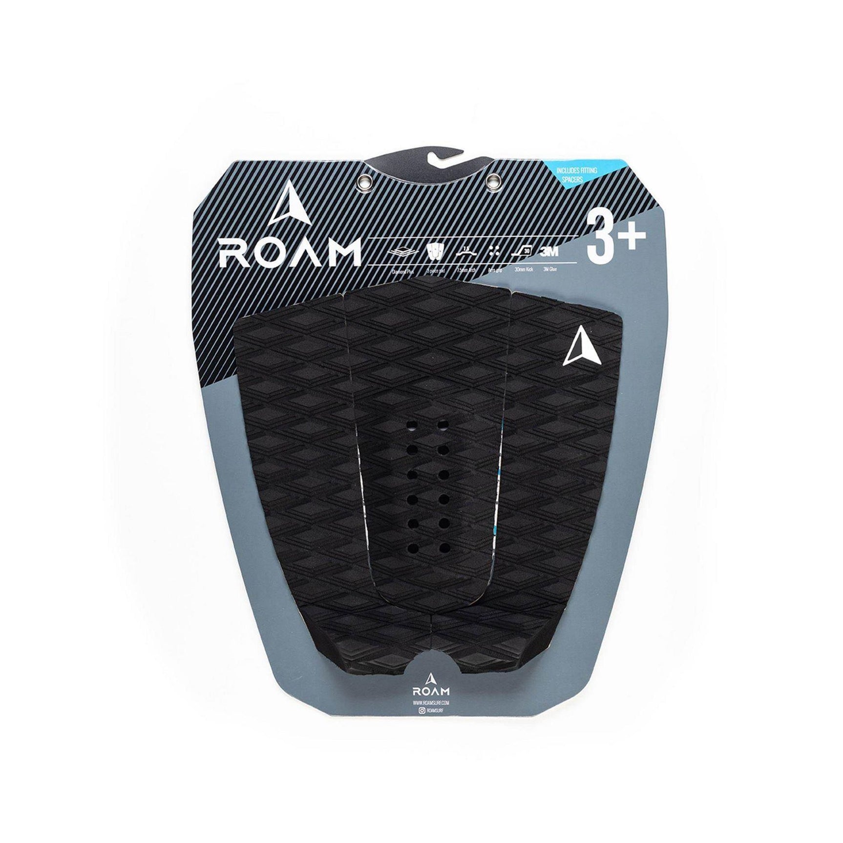 ROAM Footpad Deck Grip Traction Pad 3-piece