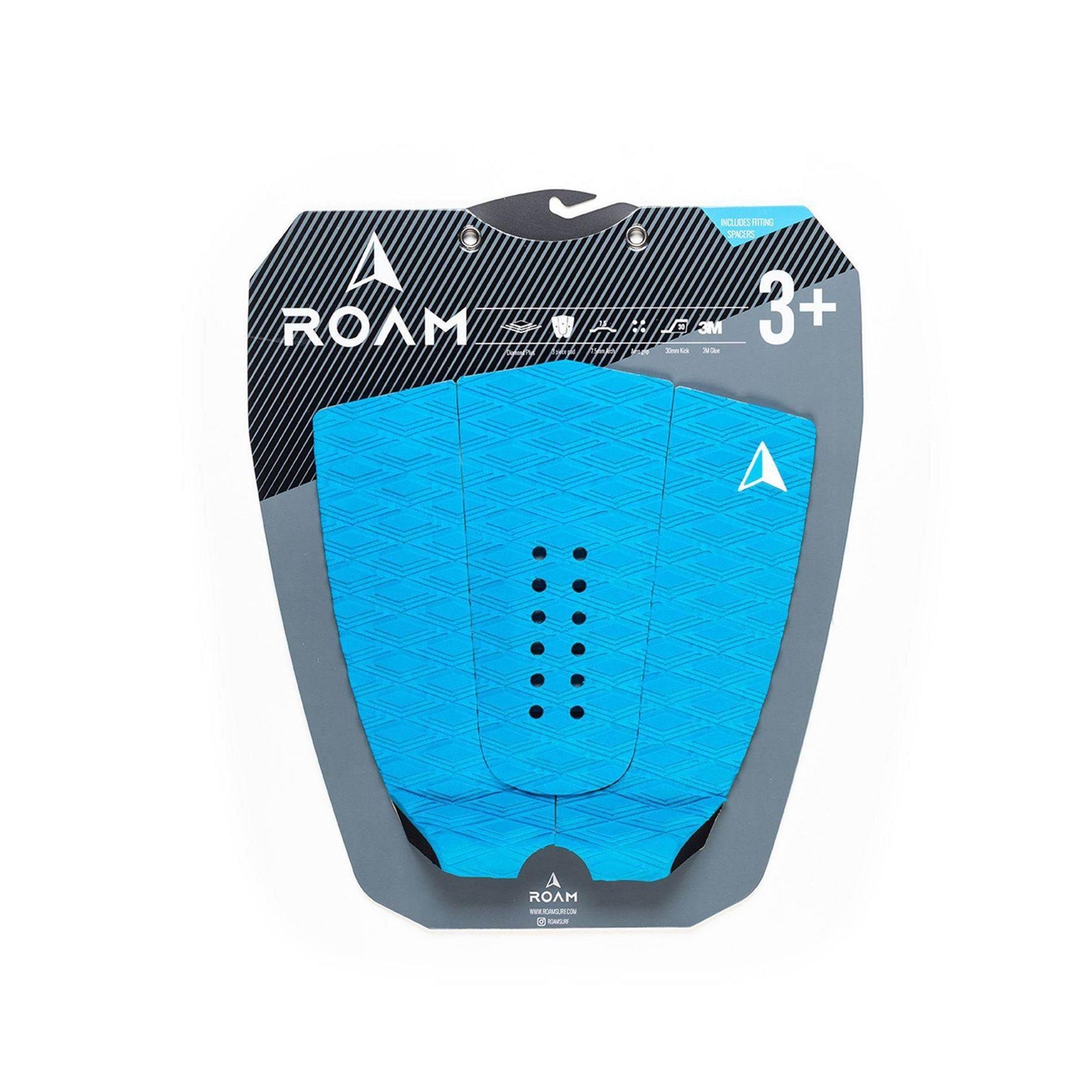 ROAM Footpad Deck Grip Traction Pad 3-piece