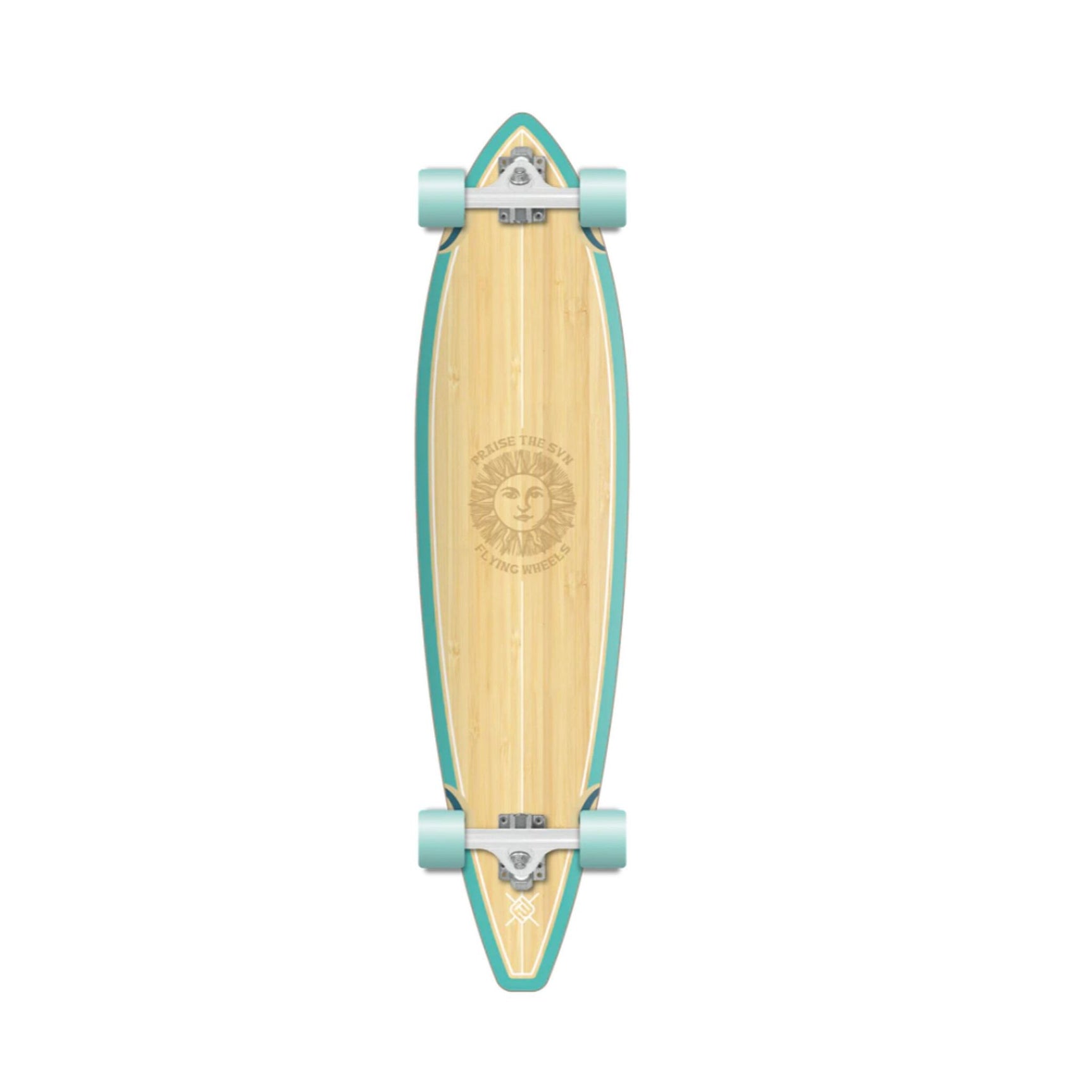 Flying Wheels Gun Skateboard Praise
