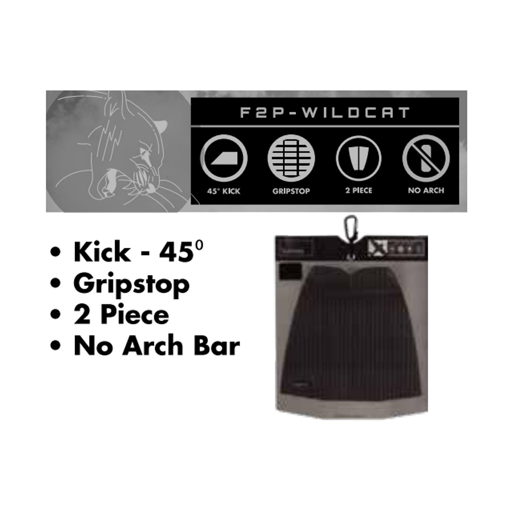 Futures Traction Pad Surfboard Footpad Wildcat