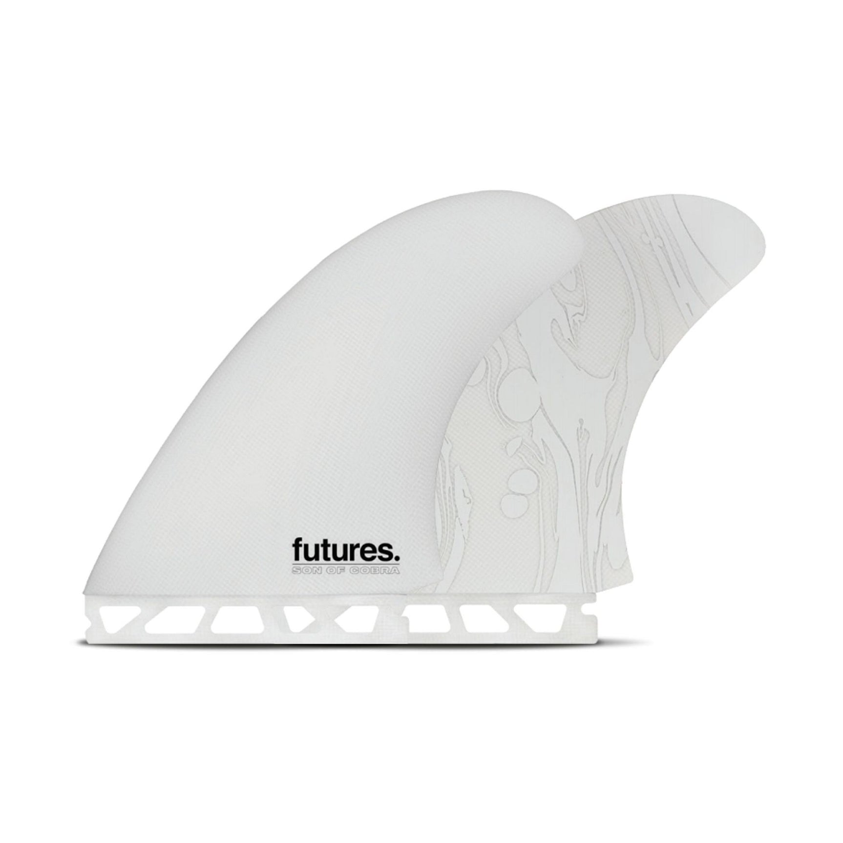 FUTURES Twin Fin Set Son of Cobra fiberglass