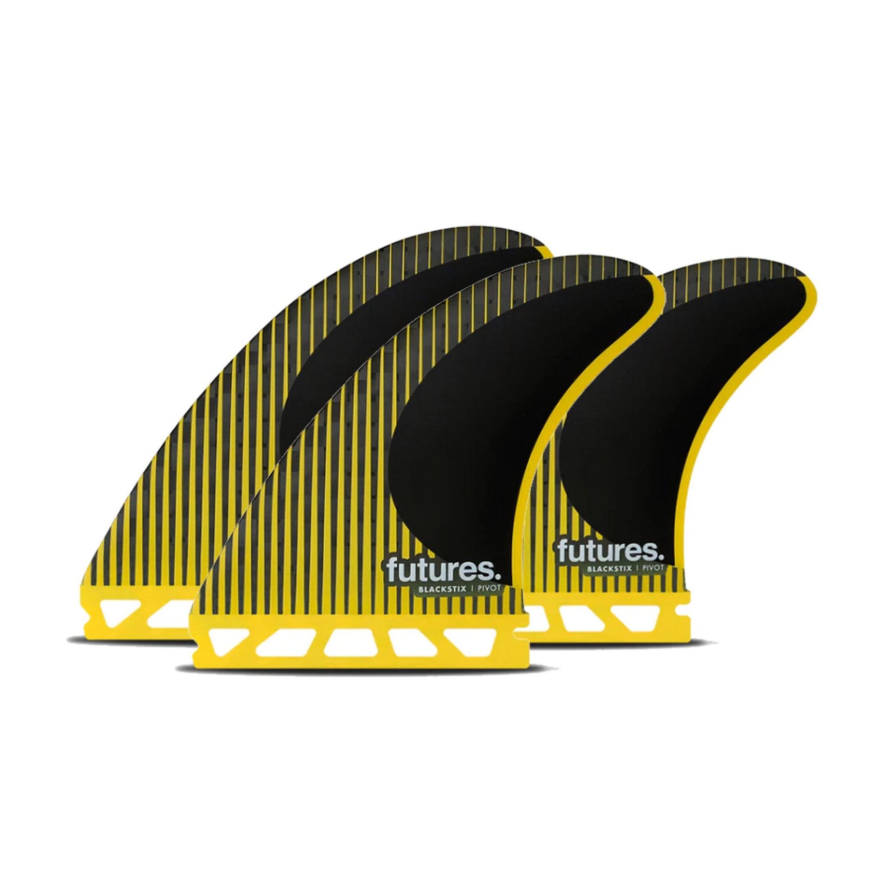 FUTURES Thruster Fin Set P8 Blackstix Pivot
