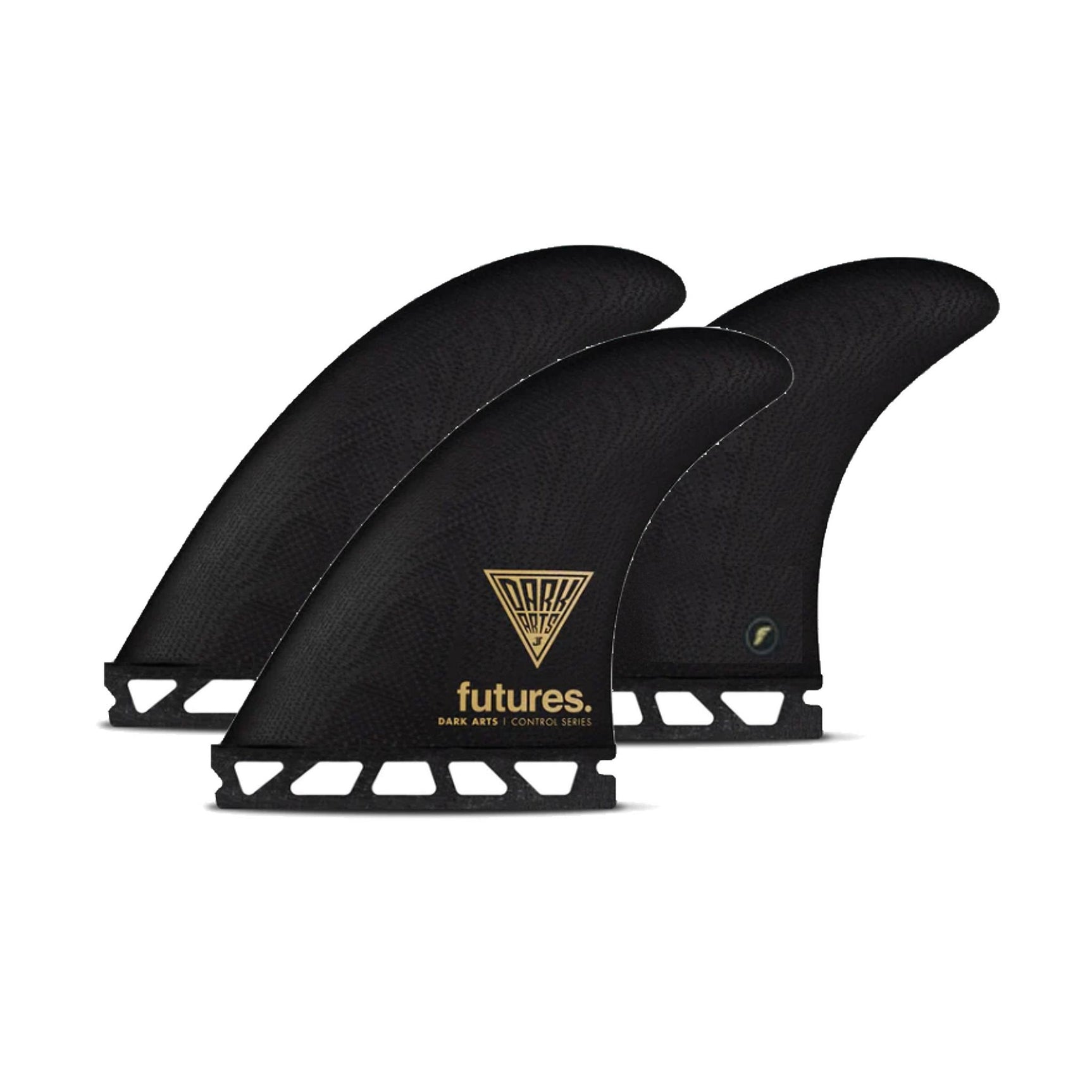FUTURES Thruster Fin Set Dark Arts Fiberglass