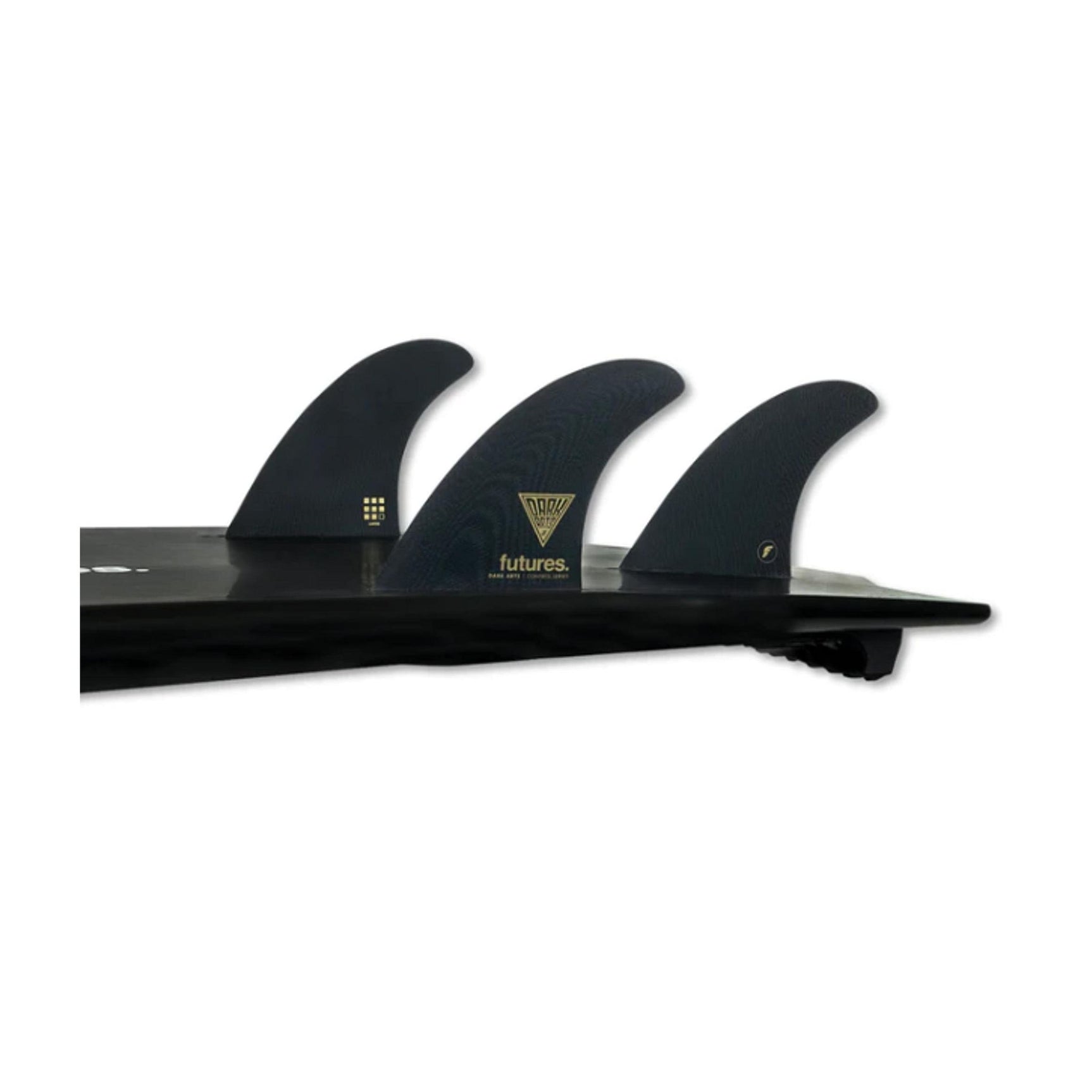 FUTURES Thruster Fin Set Dark Arts Fiberglass