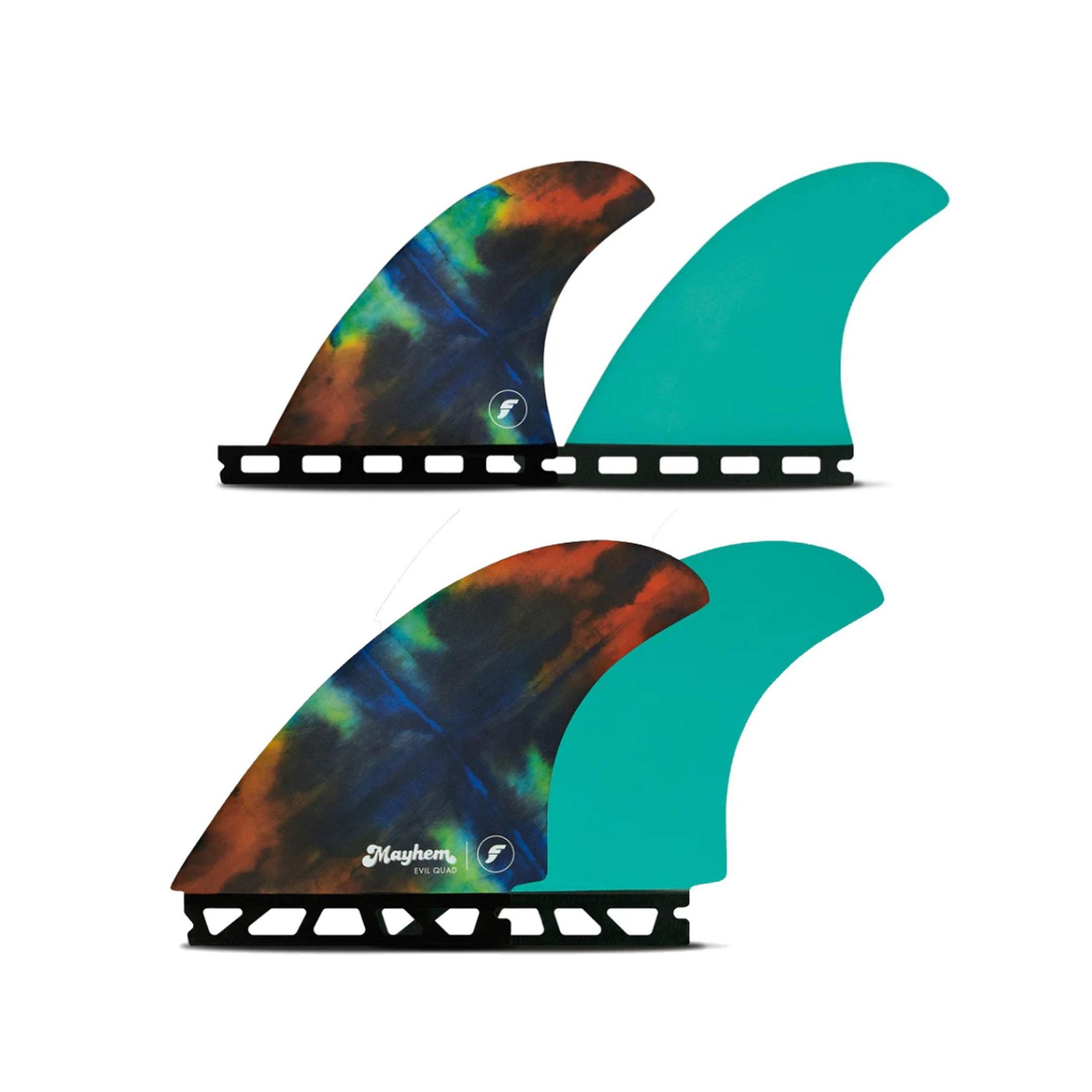 FUTURES Quad Fin Set Mayhem Evil Honeycomb