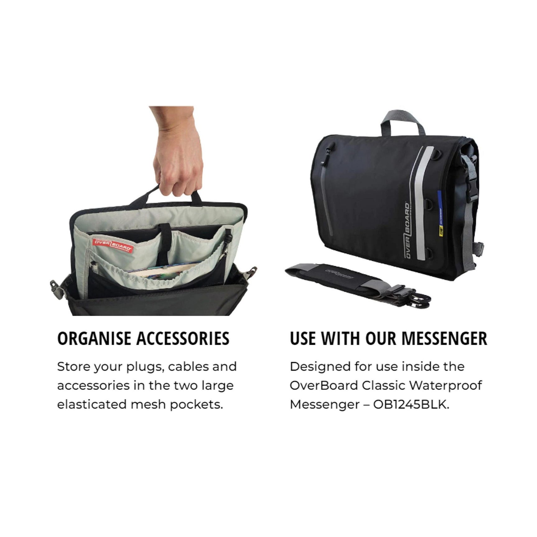 OverBoard Messenger Bag Organiser Innentasche