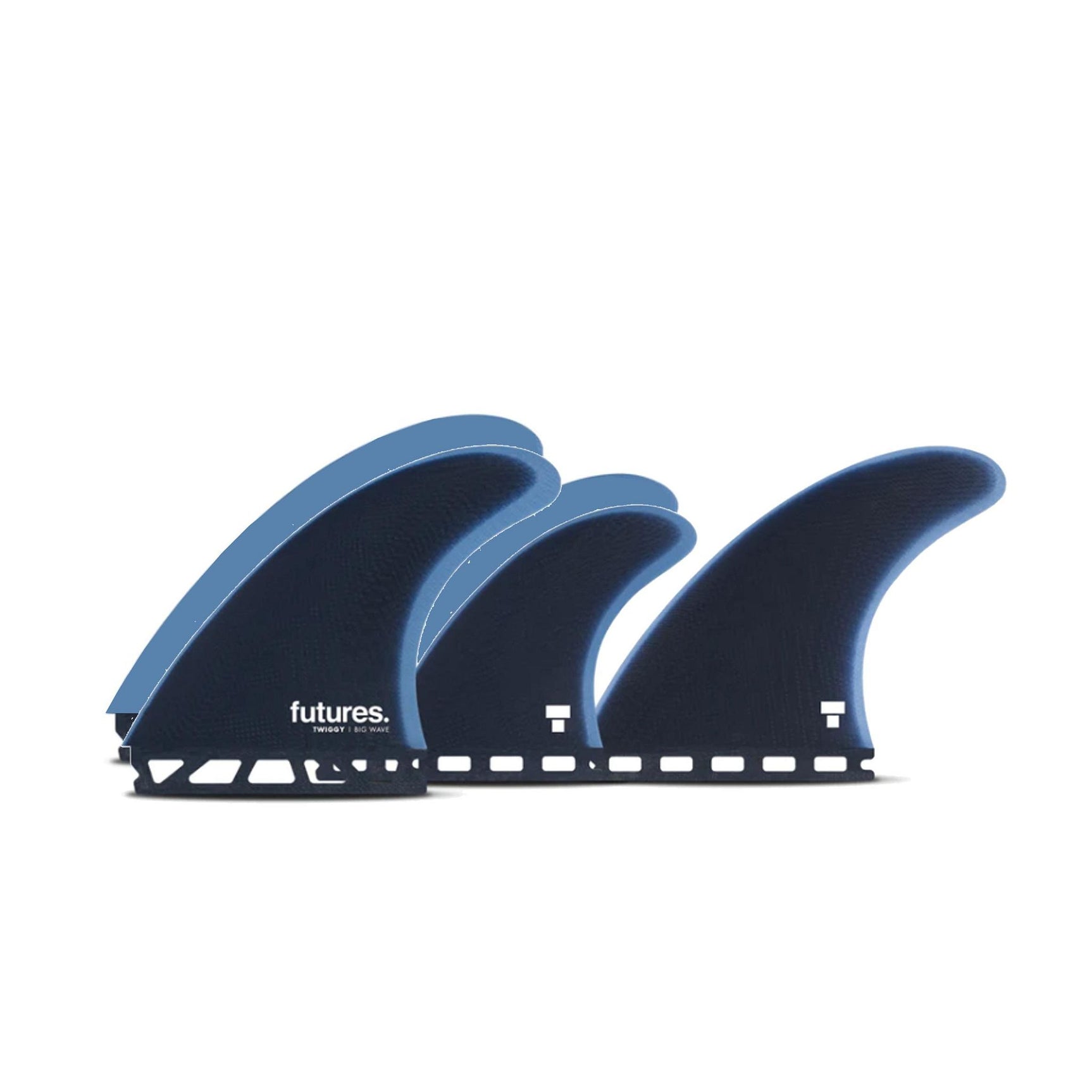 FUTURES Quad Thruster 5 Fin Set Twiggy Big Wave