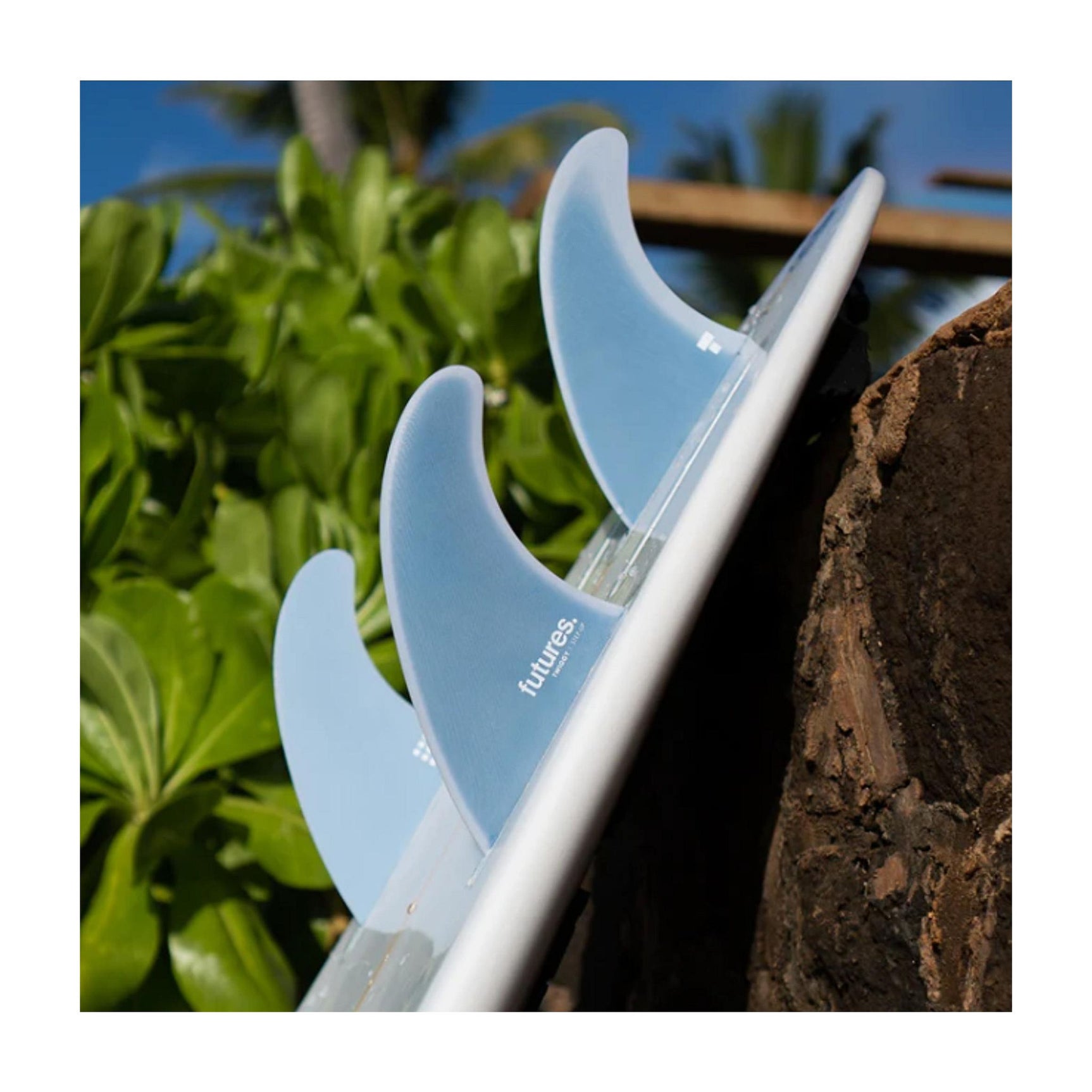FUTURES Quad Thruster 5 Fin Set Twiggy Step Up