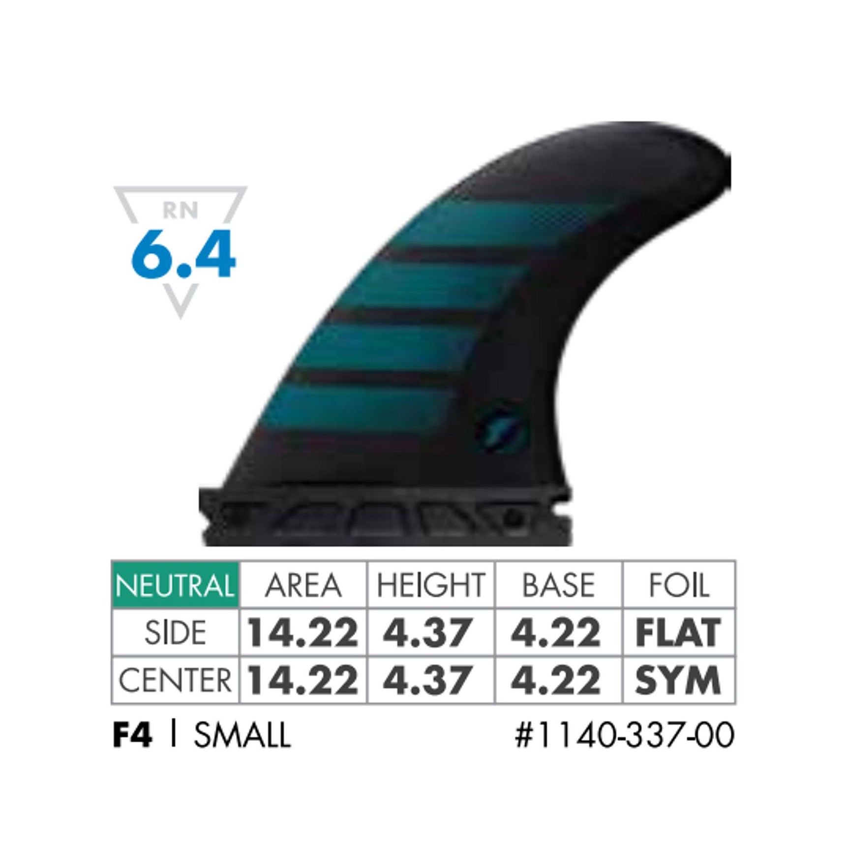 FUTURES Thruster Fin Set F4 Alpha