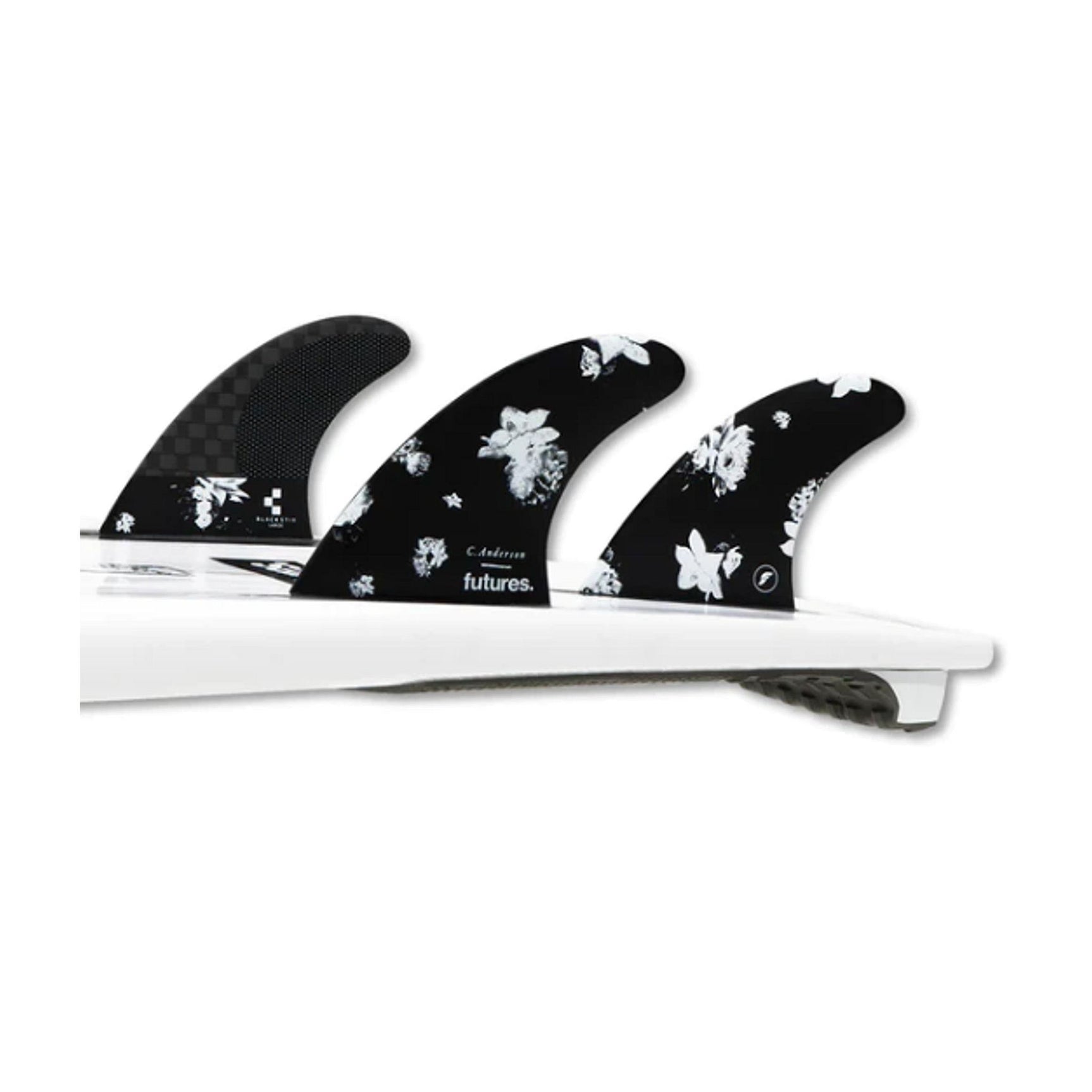 FUTURES Thruster Fin Set ANDO Blackstix