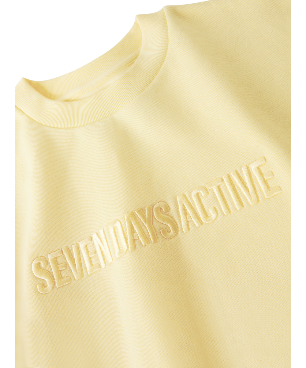7 Days Active Organic Fitted Crewneck