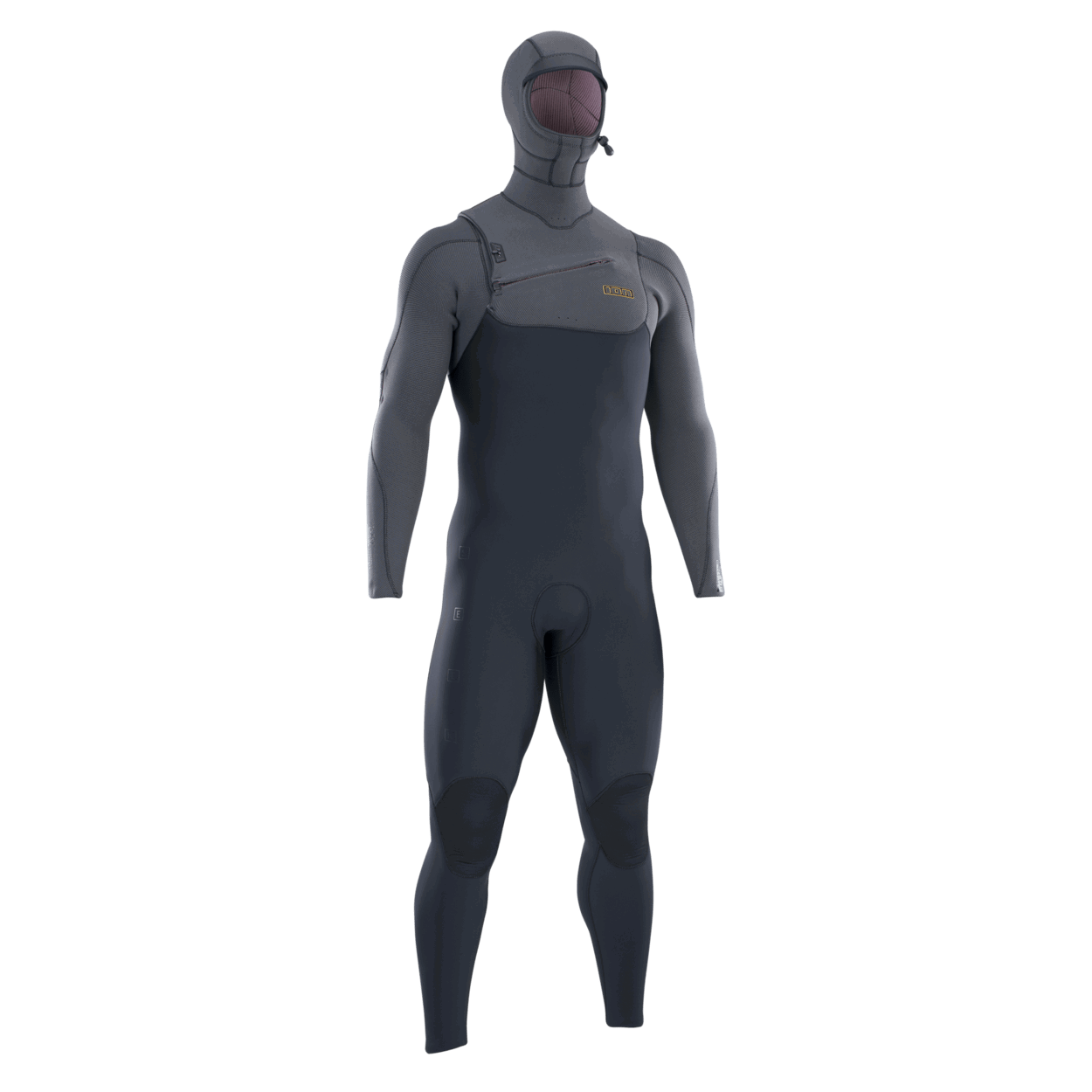 ION Seek Amp 6/5mm Hood Front Zip Men