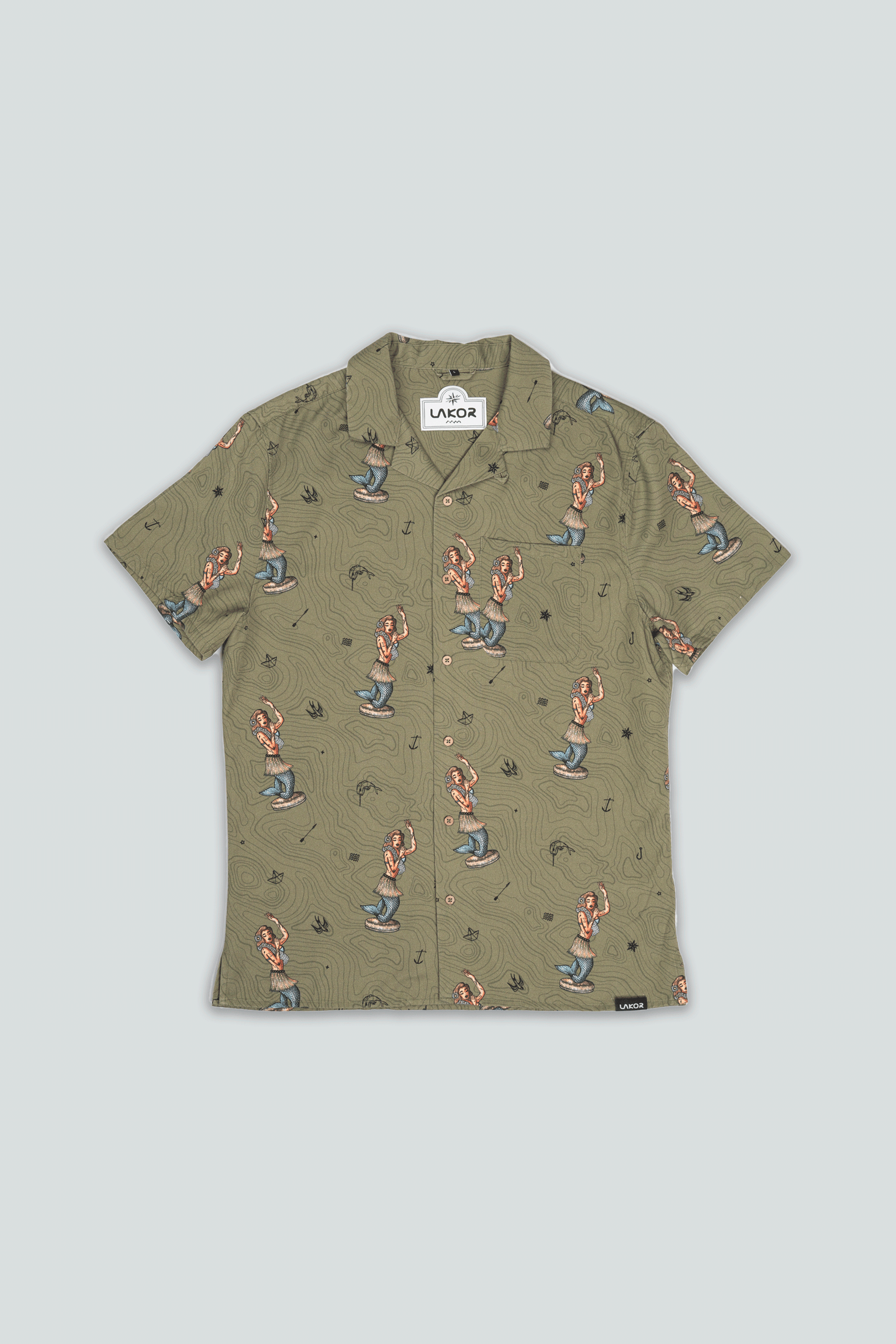 Lakor Dashboard Hula Short Sleeve Shirt
