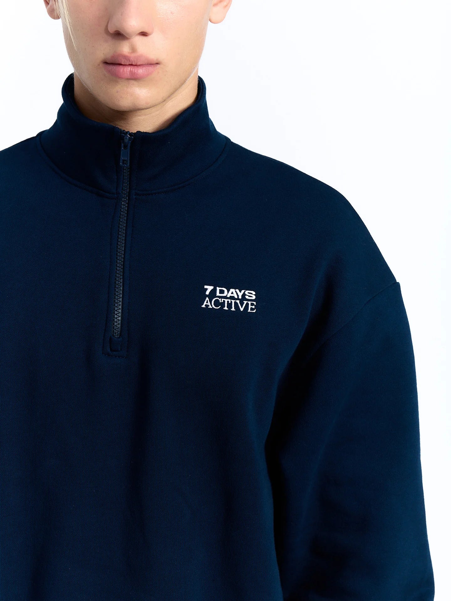 7 Days Active Organic Regular Half Zip