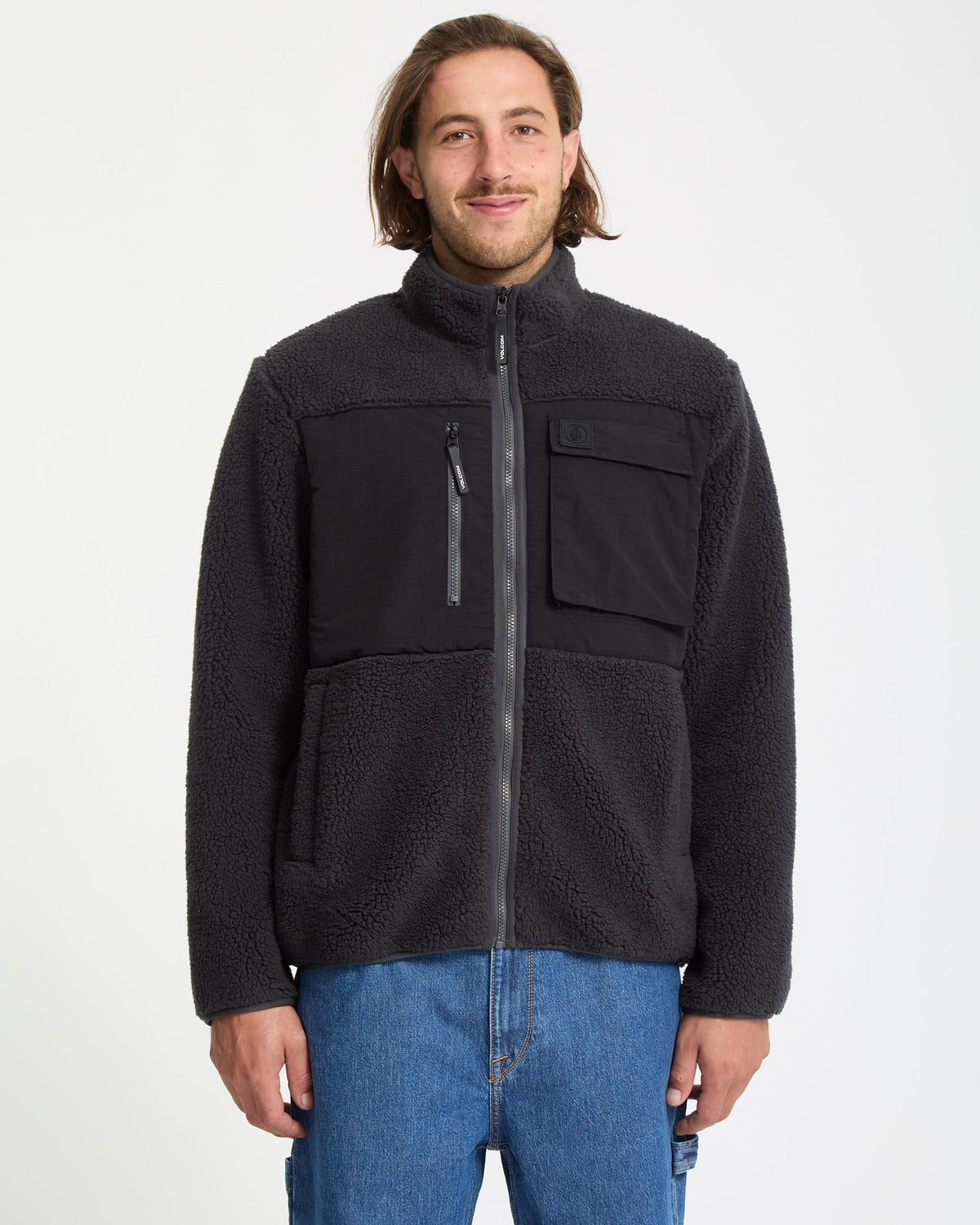 Volcom Storm Stone Zip Sherpa Jacket