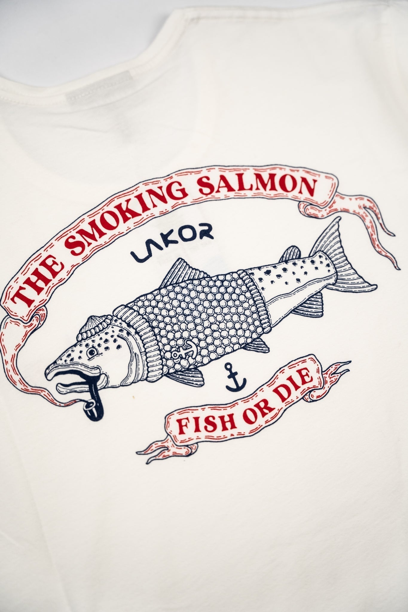 Lakor The Smoking Salmon T-shirt Starwhite 2
