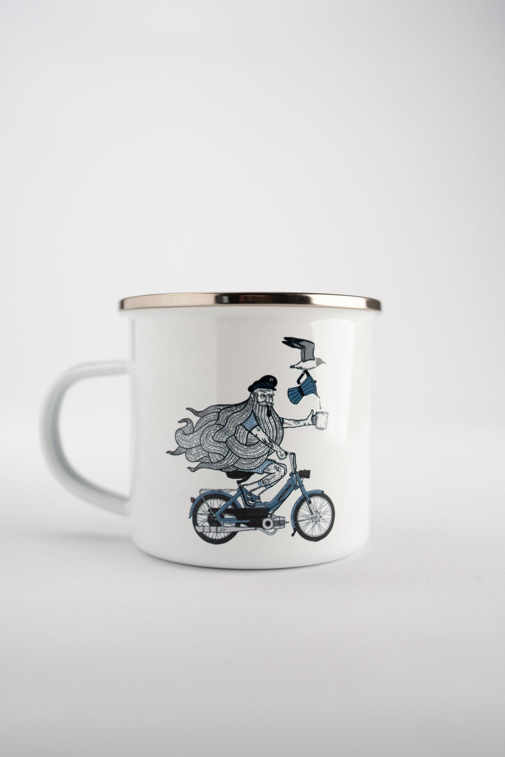 Lakor Coffee On The Go Emaljekrus White 1