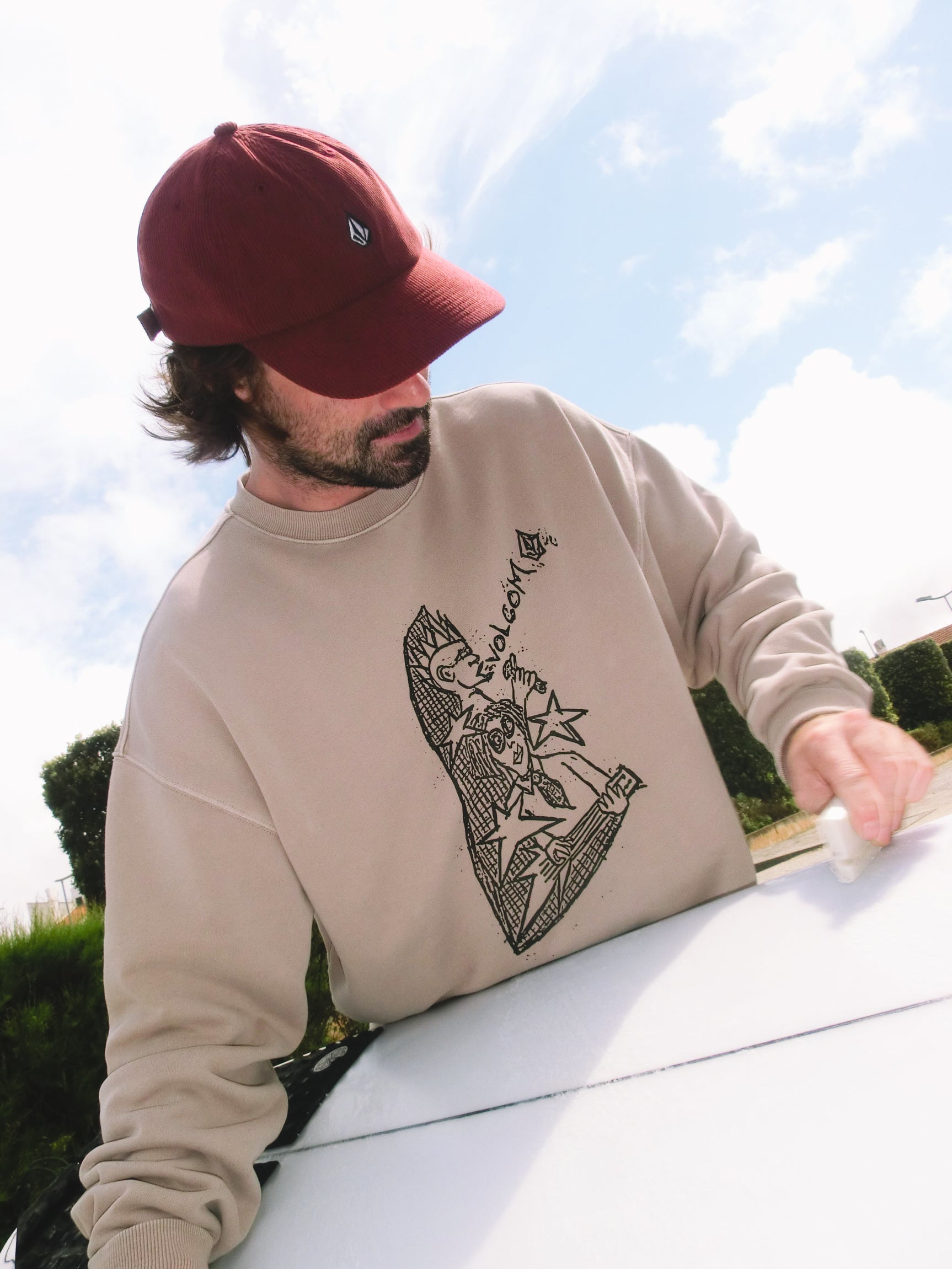 Volcom Full Stone Adjustable Cord Hat