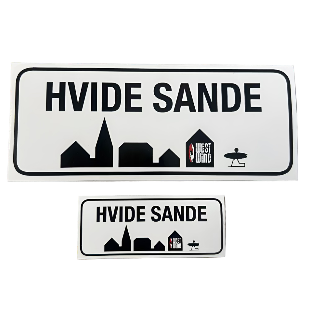 WestWind Stickers - Hvide Sande Byskilt