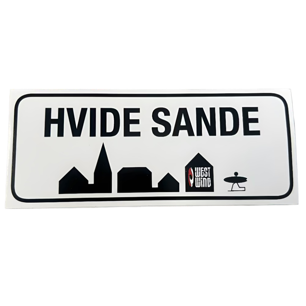 WestWind Stickers - Hvide Sande Byskilt