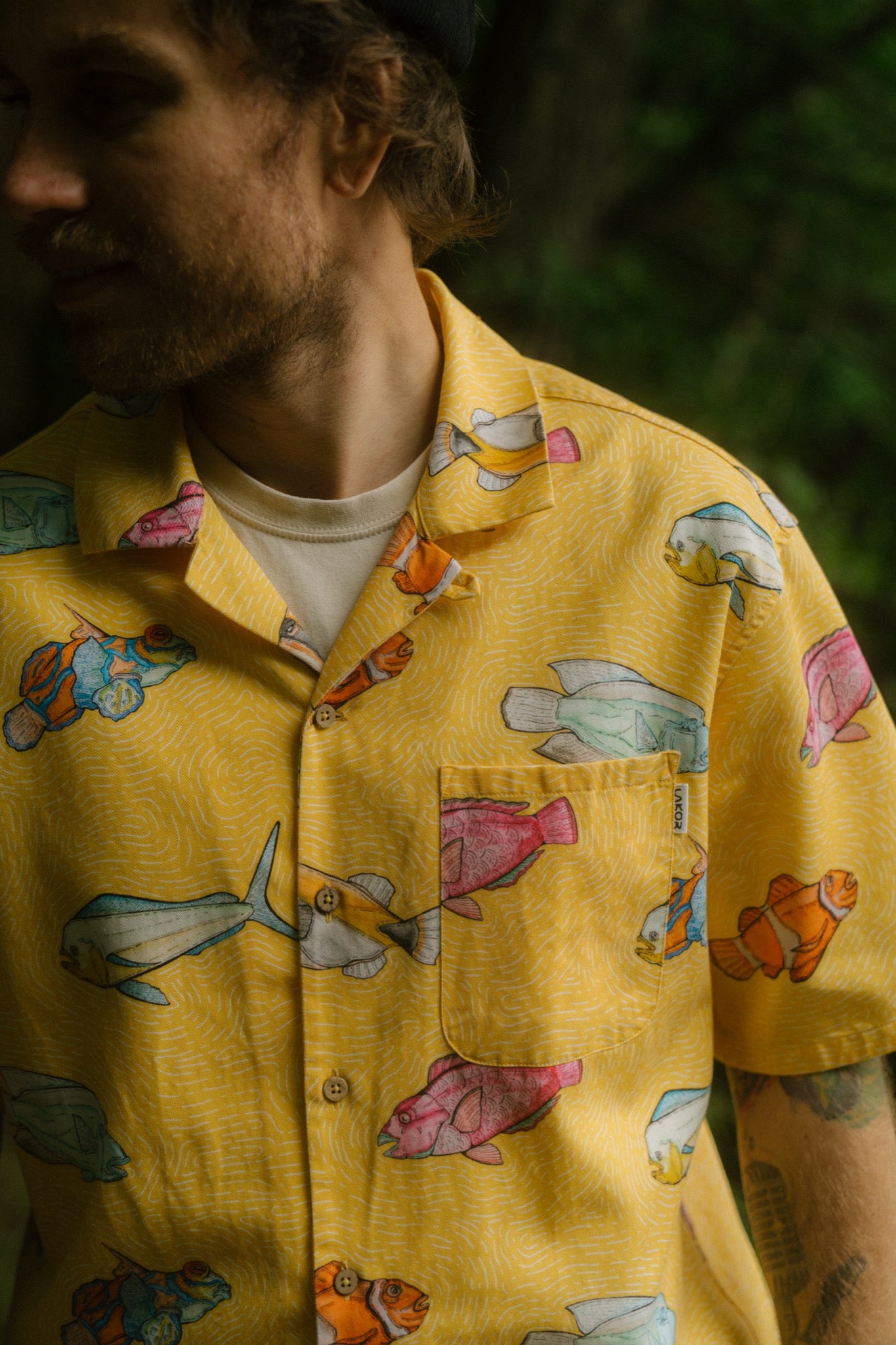 Lakor Exotic Fish Short Sleeve Shirt