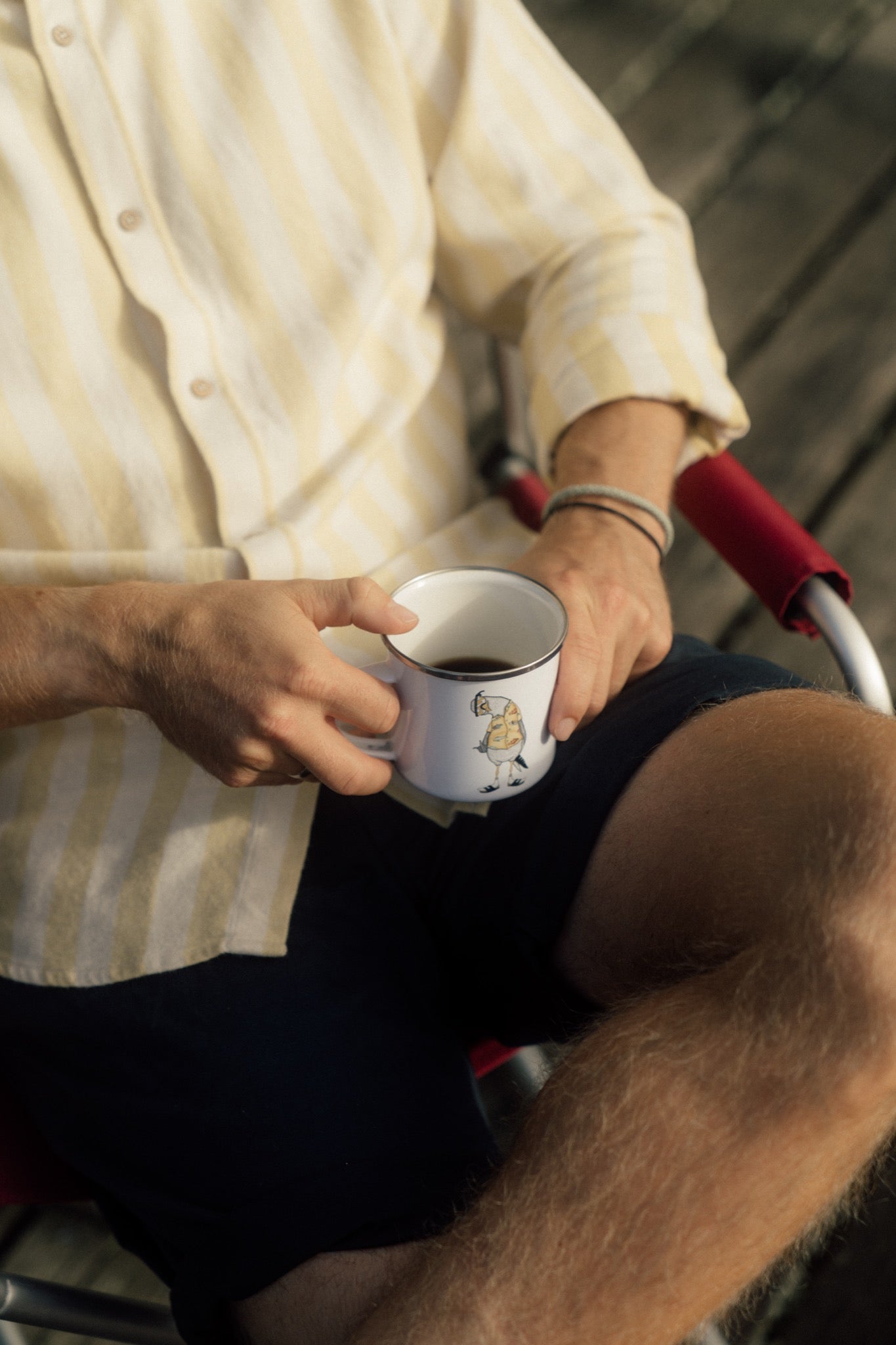 Lakor Flipping The Bird Enamel Mug