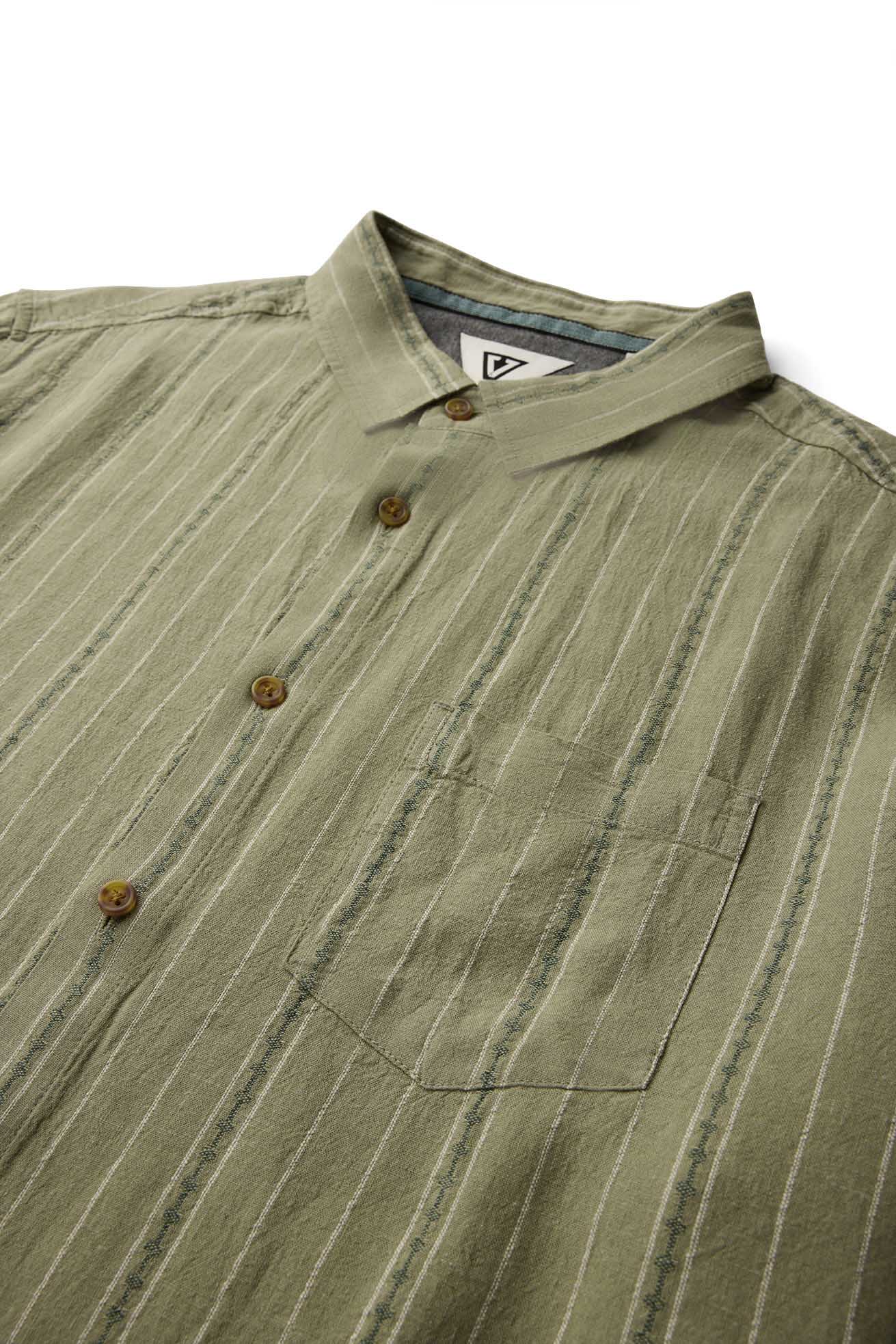 Vissla Linen Pin S/S Shirt
