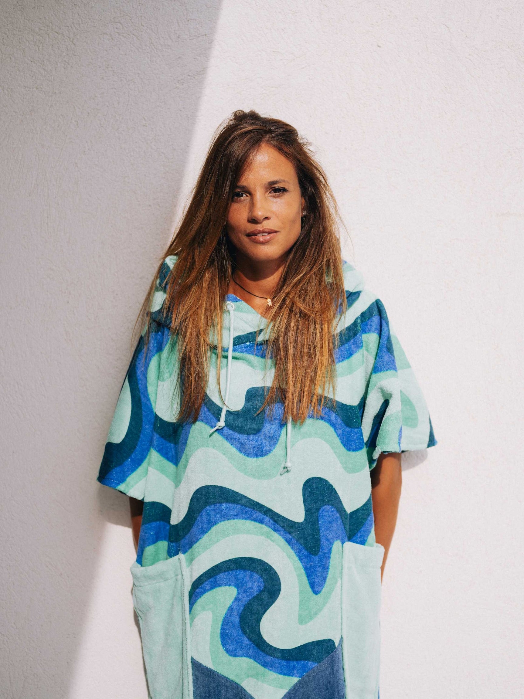 All-In Beach Crew V Adult Poncho