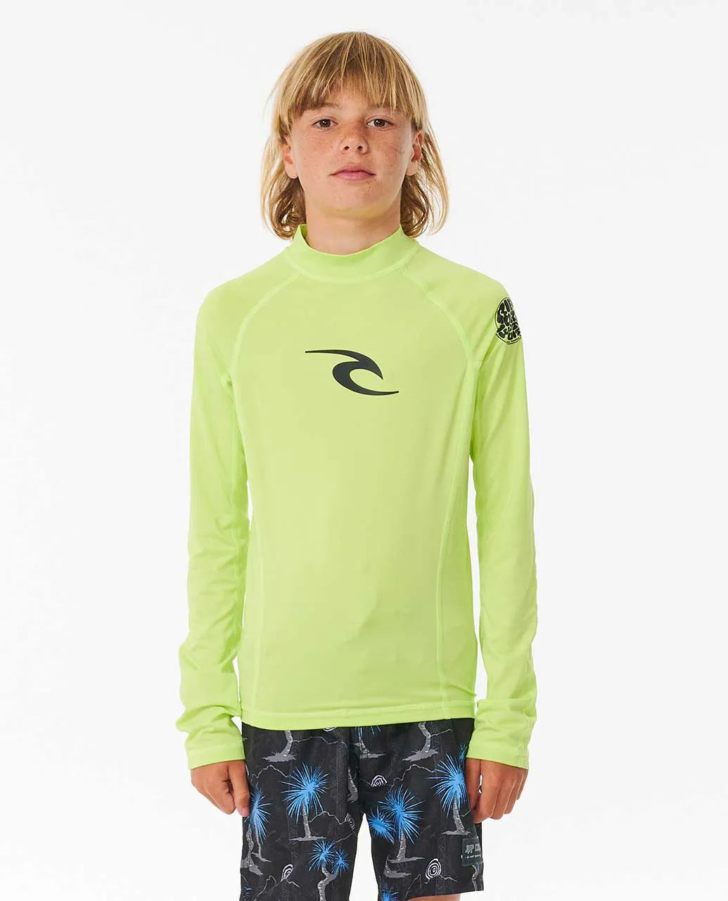Rip Curl Brand Wave Upf L/S Boys