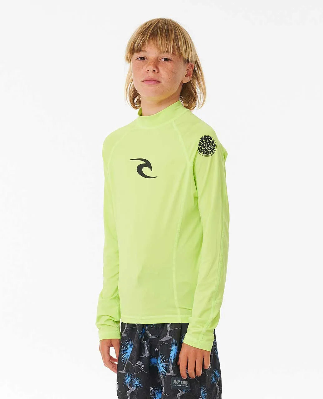Rip Curl Brand Wave Upf L/S Boys