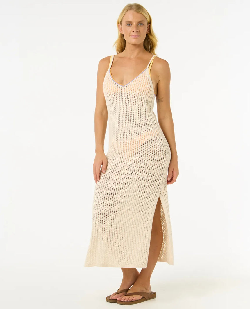 Rip Curl Cala Vadella Crochet Dress Womens