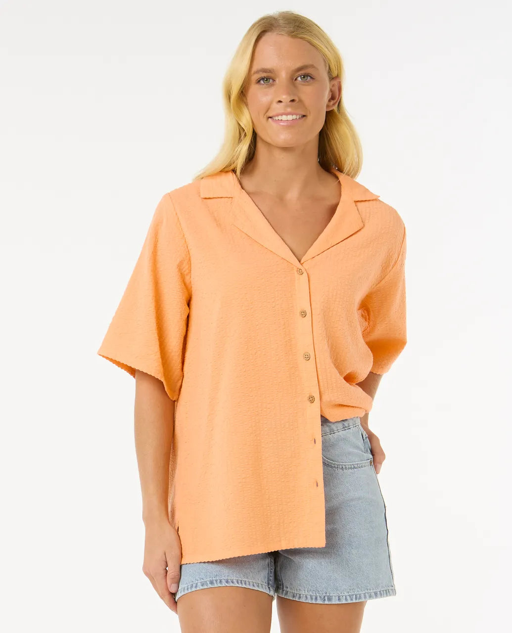 Rip Curl Cala Vadella Textured Shirt Womens