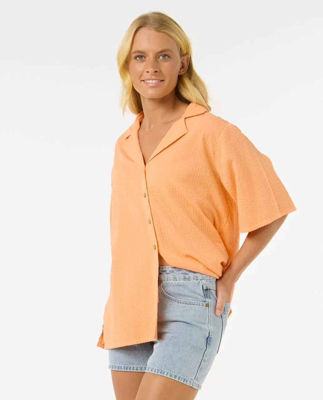 Rip Curl Cala Vadella Textured Shirt Womens