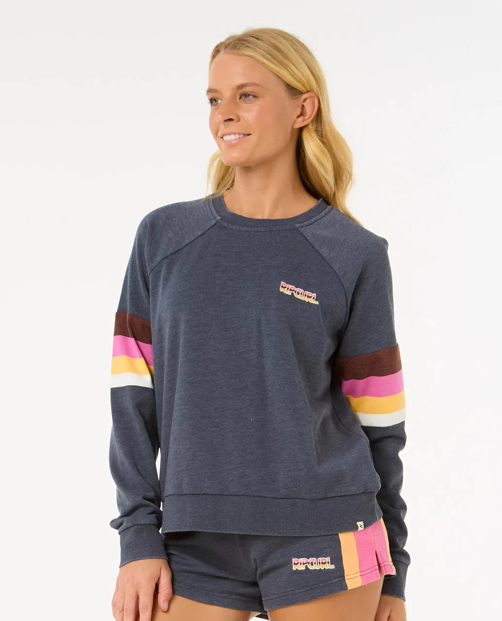 Rip Curl Las Dalias Raglan Crew Womens