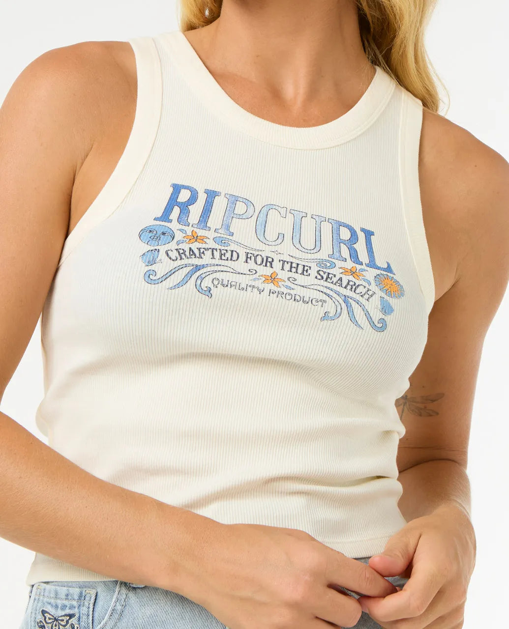 Rip Curl Luna Ribbed Tank Womens