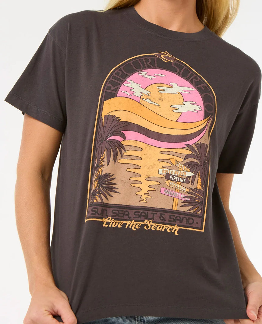 Rip Curl Sun & Sea Relaxed Tee Womens