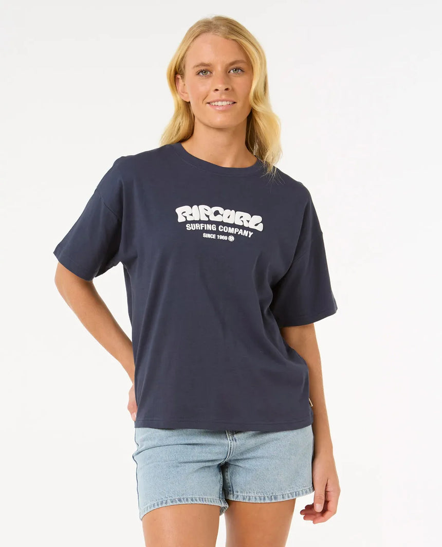 Rip Curl Surf Puff Relaxed Tee Womens