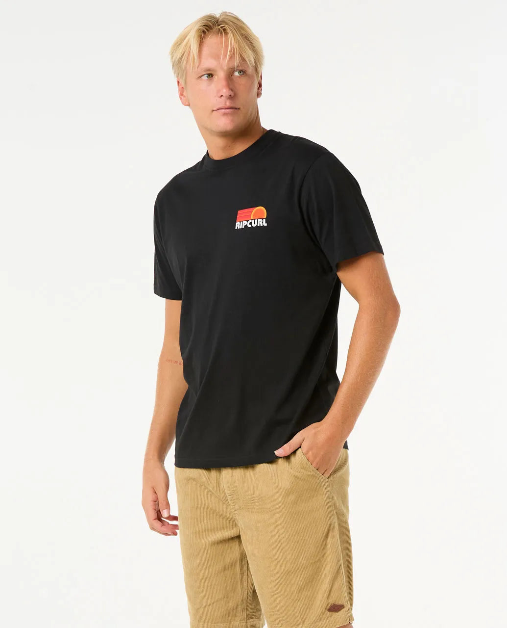 Rip Curl Surf Revival Stacked Tee Mens